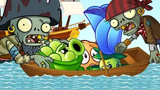 Победа Зомби? Корабль растений захвачен?! РАСТЕНИЯ против ЗОМБИ 2 или PLANTS vs ZOMBIES 2. Серия 195