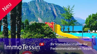 DIREKT AM LAGO LUGANO - Wohnung in Bissone zu verkaufen mit Seezugang