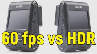 60fps vs HDR! 2x VIOFO A119 V3 - porównanie / comparison
