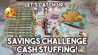 SAVINGS CHALLENGE CASH STUFFING! LET’S CATCH UP!
