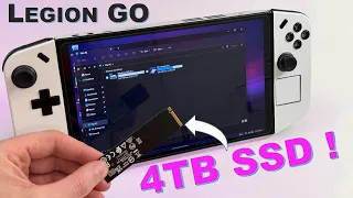 4 TB SSD inside my Legion GO?!? -  2280 installation guide and testing