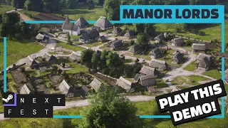 MANOR LORDS | Play it during Steam Next Fest! - Amazing Medieval City Builder