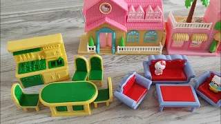 7 Minutes Satisfying with Unboxing Cute Hello Kitty House Playset Collection ASMR | Review Toys