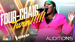 Tamara Jade Performs Lizzo's "Cuz I Love You" and Gets a Four-Chair Turn - The Voice Blind Auditions