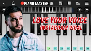 Love Your Voice - Jony | Piano Tutorial | Instagram Viral Song