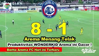 Arema FC menang 8-1 dalam laga uji coba ! produktivitas Penyerang sayap muda Arema ini Gacor !