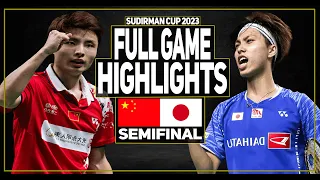 SHI Yu Qi vs Kodai NARAOKA Badminton Sudirman Cup 2023 | China vs Japan | Semifinal