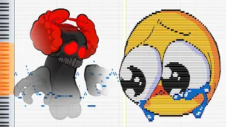 Crying Cursed Emoji Over EXPURGATION - Remix (FNF mod)