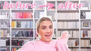 MY ENTIRE PHYSICAL TBR... *satisfying book organization* | Paige Koren