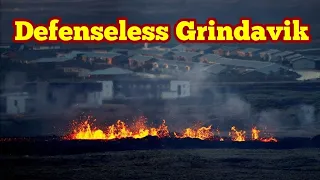 Defenseless Grindavik Town Iceland Fagradalsfjall Litli-Hrútur Volcano Fissure Eruption, Music