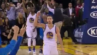 Stephen Curry beats halftime buzzer vs. Mavericks