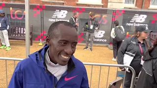 Kelvin Kiptum after 2:01:25 win at 2023 London Marathon