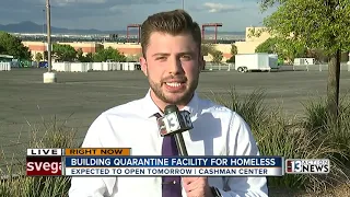 Building quarantine facility for Las Vegas homeless