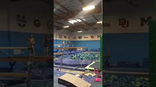 Malia Hargrove working double layout