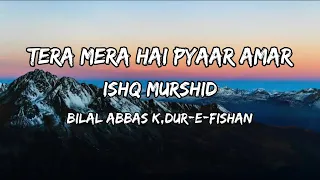 Tera Mera hai Pyaar Amaar | Ishq Murshid [OST] | Bilal abbas |Dur-E-Fishan (Lyrics Officiall)