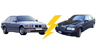 MERCEDES W202 c280 vs BMW e36 328i