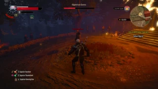 The Witcher 3: Wild Hunt - Olgierd Von Everec Boss Fight (Death March)