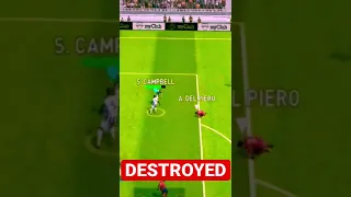 🔥CAMPBELL DESTROYED DEL PIERO🔥 Pure Destroyer 🔥 #efootball #pes2021 #football #fifa #efootball22