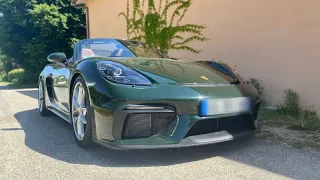 ESSAI D’UNE PORSCHE UNIQUE EN EUROPE 😱🤩🔥(718 SPYDER "000" ÉDITION)