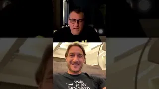 TOTTI E BOBO VIERI DIRETTA #DIVERTENTISSIMA