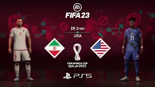 FIFA 23 | IR Iran & USA - FIFA World Cup Qatar 2022™ | PS5™ 4K