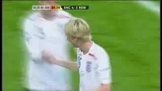 Tom Felton in action at Soccer Aid 2008