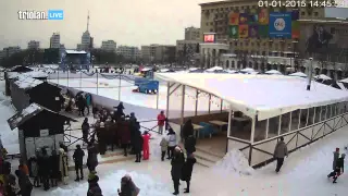 Triolan.Live - Харьков, площадь Свободы (01-01-2015)
