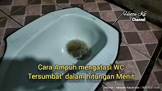 VIRAL....Cara Ampuh mengatasi WC tersumbat# dalam hitungan menit#