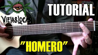 COMO TOCAR "Homero" de Viejas Locas | Tutorial guitarra acústica/criolla fácil acordes rasgueo