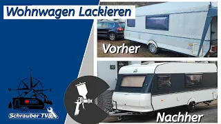 Wohnwagen lackieren / Wohnwagen Projekt #6