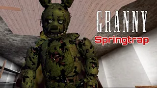 Robando el Auto de la Vieja Springtrap!! - Granny (V1.7) Benny DARKツ