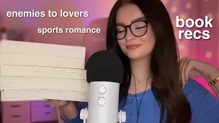 ASMR romance books you NEED to read 💝 w/ long nail tapping, tracing, & book gripping