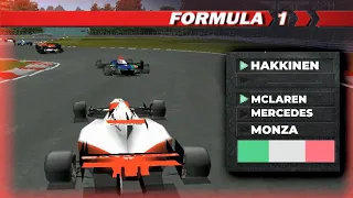 Formula 1 (1995) ps1 gameplay: Monza - Mika Hakkinen (Hard)