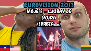 REACTION TO Moje 3 - Ljubav Je Svuda (Serbia 🇷🇸 Eurovision 2013) | FIRST TIME LISTENING TO MOJE 3