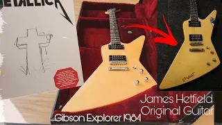 Original James Hetfield Gibson Explorer 1984 | Original Master of Puppets Recording Guitar