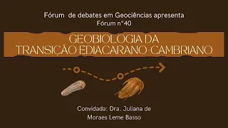 Fórum n°40 - Geobiologia da tansição Eudiacarano Cambriano