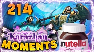 Hearthstone Karazhan Daily Funny and Lucky Moments Ep. 214 | Spreading Nutella Madness!!