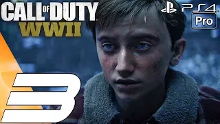 Call of Duty WW2 - Gameplay Walkthrough Part 3 - Stronghold (Campaign) PS4 PRO