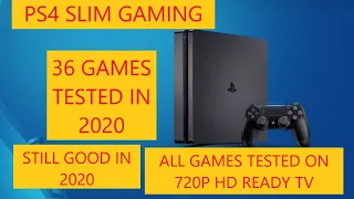 PS4 SLIM Gaming in 2020 (36 Games tested)