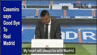 Casemiro bid an emotional farewell to Real Madrid as he prepares for his move 🥺