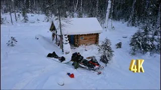 СНЕГОМ БЕЛЫМ ВСЯ ЗЕМЛЯ В 23 ФЕВРАЛЯ | ОДИН В ТАЙГЕ | ЗИМНЯЯ РЫБАЛКА