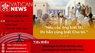 Radio thứ Hai 18/03/2024 - Vatican News Tiếng Việt