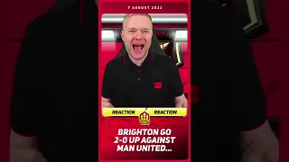 Goldbridge reacts to opening day defeat | Man United 1 -  Brighton 2 | #football #reaction