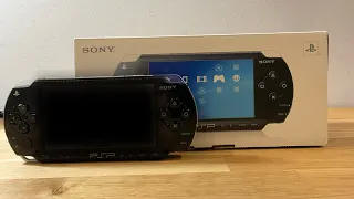 PSP 1000 Unboxing |ASMR| Japan import, and relaxing piano music+console cleaning