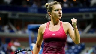 Simona Halep VS Victoria Azarenka final set 09 09 2015 USopen