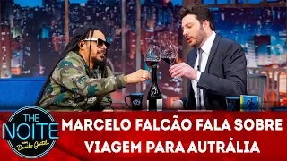 Exclusivo para web: Marcelo Falcão fala sobre sua viagem para a Austrália | The Noite (26/06/19)