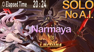 When Narmaya SOLOs - Lucilius in 20:24 (NO AI) | Granblue Relink