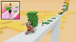 Monster School : MONEY RUN 3D CHALLENGE - Minecraft Animation. Minecraft