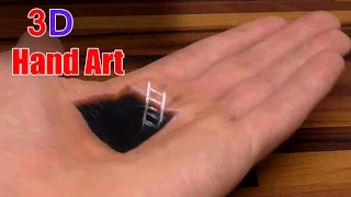 Hand Art 3D: Hole Illusion | Trick Drawing