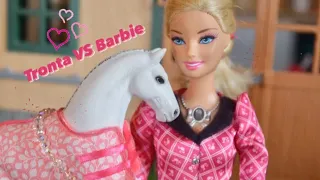 Tronta VS Barbie Fashion Challenge! 💗 Schleich (& Barbie Doll) Skit